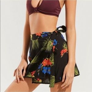 Out from Under Tropical Wrap Skirt